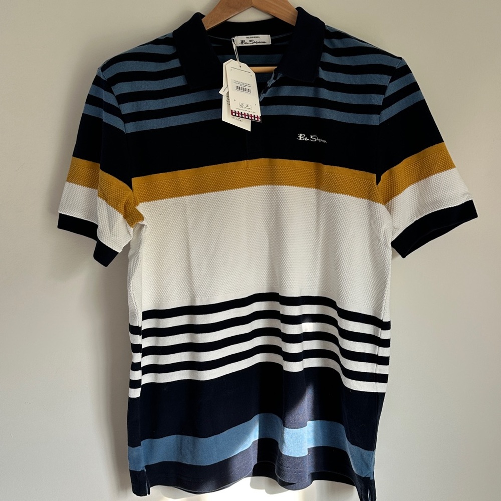 Ben Sherman -  Engineered Stripe Polo